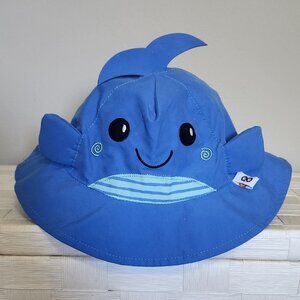 Toddler Shark Sun Hat & Swim Shorts size 6-12 months UPF50+